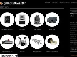 Sites similar to goernerschweizer.de