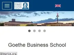 Sites similar to goethe-business-school.de