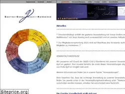 Sites similar to goethe-gesellschaft-hannover.de