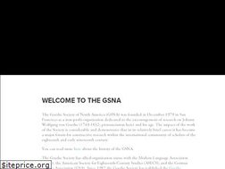 Sites similar to goethesociety.org