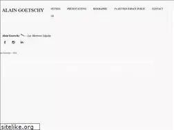 Sites similar to goetschyalain.com