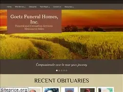 Sites similar to goetzfuneralhomes.com