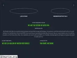 Sites similar to gogreenautospa.com