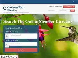 Sites similar to gogreenwebdirectory.com