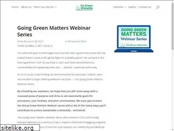 Sites similar to goinggreenmatters.org