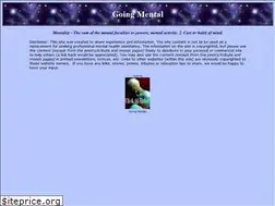 Sites similar to goingmental.org
