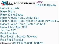 Sites similar to gokartsreview.com