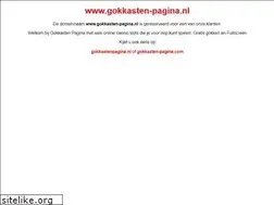 Sites similar to gokkasten-pagina.nl