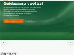 Sites similar to gokkenopvoetbal.be