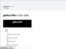 Sites similar to goku.info