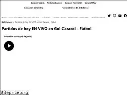 Sites similar to gol.caracoltv.com