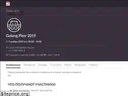 Sites similar to golangpiter.com