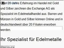 Sites similar to gold-exchange.de