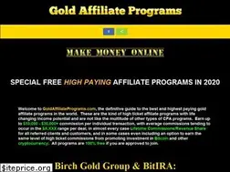 Sites similar to goldaffiliateprograms.com