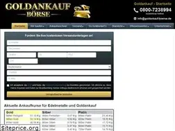 Sites similar to goldankauf-boerse.de