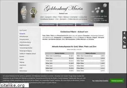 Sites similar to goldankauf-marin.de