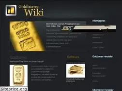 Sites similar to goldbarren-wiki.de