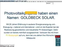 Sites similar to goldbecksolar.com