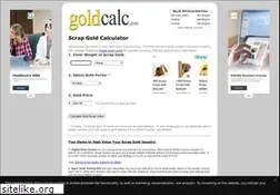 Sites similar to goldcalc.com