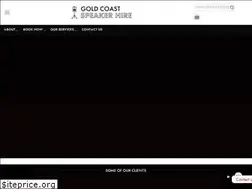 Sites similar to goldcoastspeakerhire.com.au