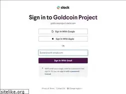 Sites similar to goldcoinproject.slack.com