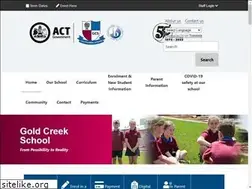 Sites similar to goldcreek.act.edu.au