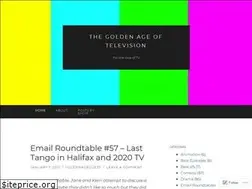 Sites similar to goldenageoftvblog.com