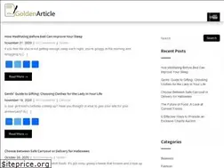 Sites similar to goldenarticle.com
