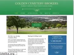 Sites similar to goldencemeterybrokers.com