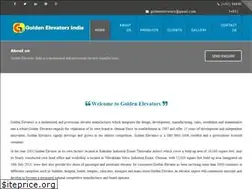 Sites similar to goldenelevatorsindia.com