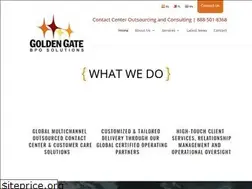Sites similar to goldengatebpo.com