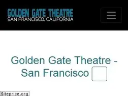 Sites similar to goldengatetheatresf.com