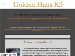 Sites similar to goldenhausk9.com