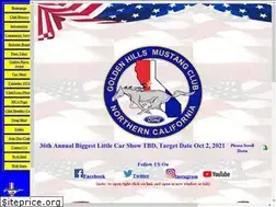 Sites similar to goldenhillsmustangclub.com