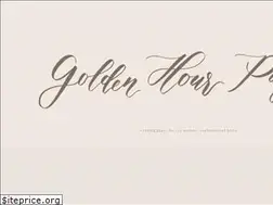 Sites similar to goldenhourpaper.com