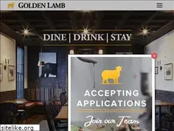 Sites similar to goldenlamb.com