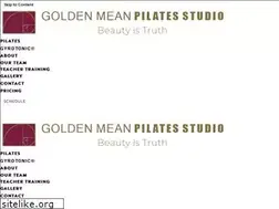 Sites similar to goldenmeanpilates.com