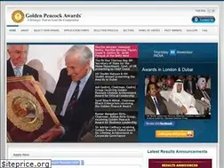 Sites similar to goldenpeacockaward.com