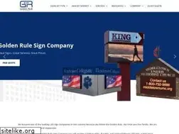 Sites similar to goldenrulesigns.com