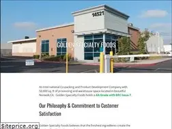 Sites similar to goldenspecialtyfoods.com