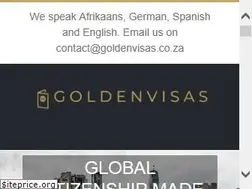 Sites similar to goldenvisas.co.za
