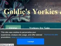 Sites similar to goldiesyorkies.com
