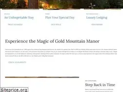 Sites similar to goldmountainmanor.com