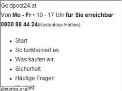 Sites similar to goldpost24.at