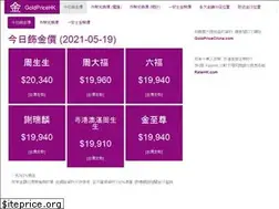 Sites similar to goldpricehk.com