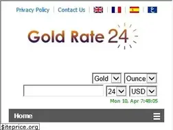 Sites similar to goldrate24.com