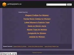 Sites similar to goldsignjeans.ca