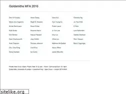 Sites similar to goldsmiths2010.com