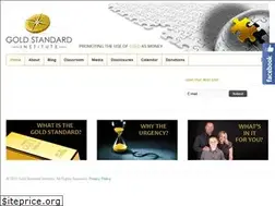 Sites similar to goldstandardinstitute.us