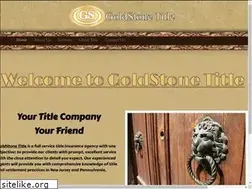 Sites similar to goldstonetitle.com